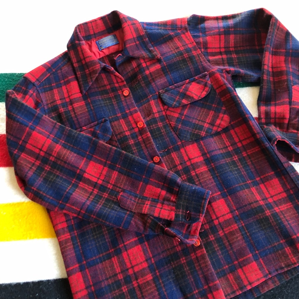 Pendleton 100% virgin wool USA shirt men’s small